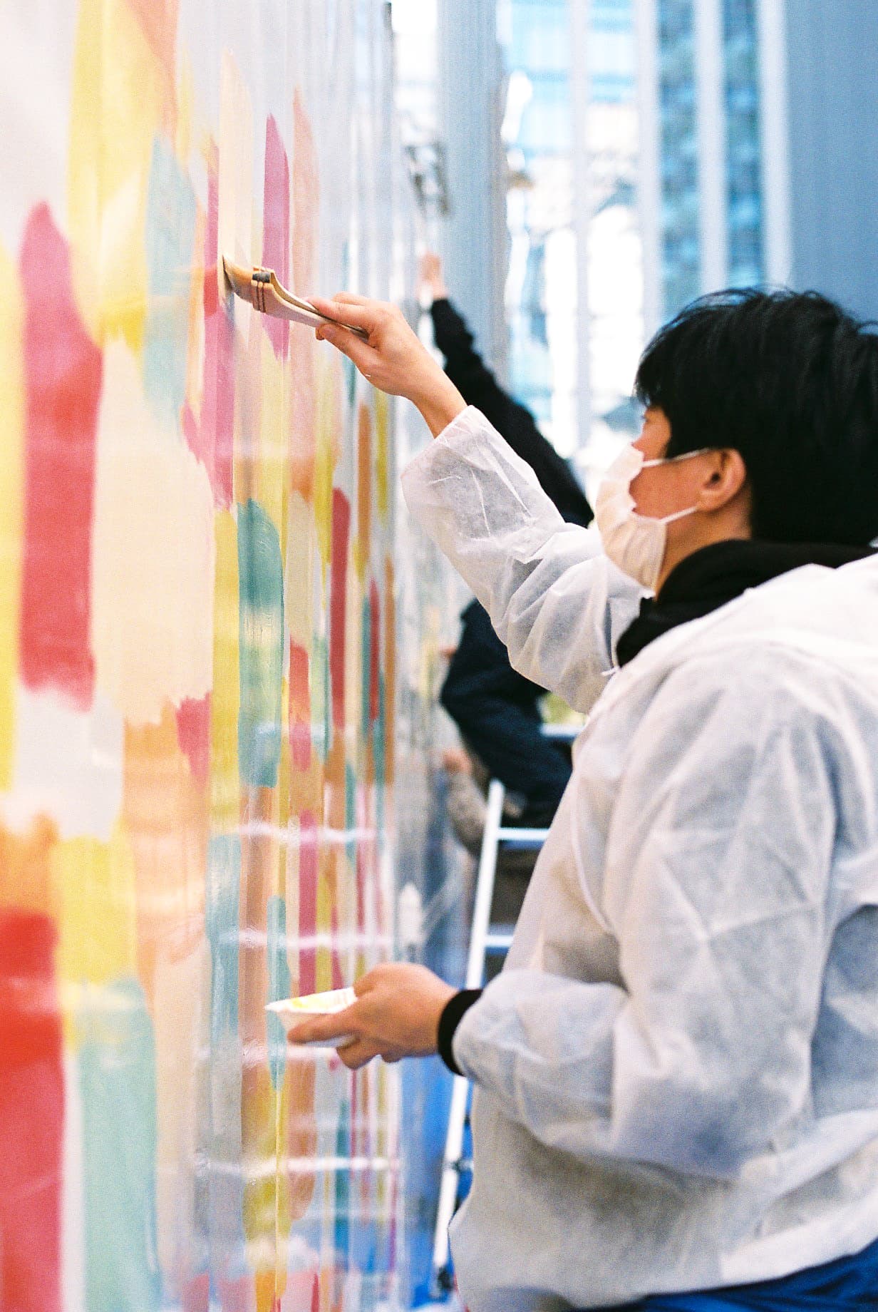 8OPENS - 八重洲さくら通り仮囲いアートプロジェクト 制作風景