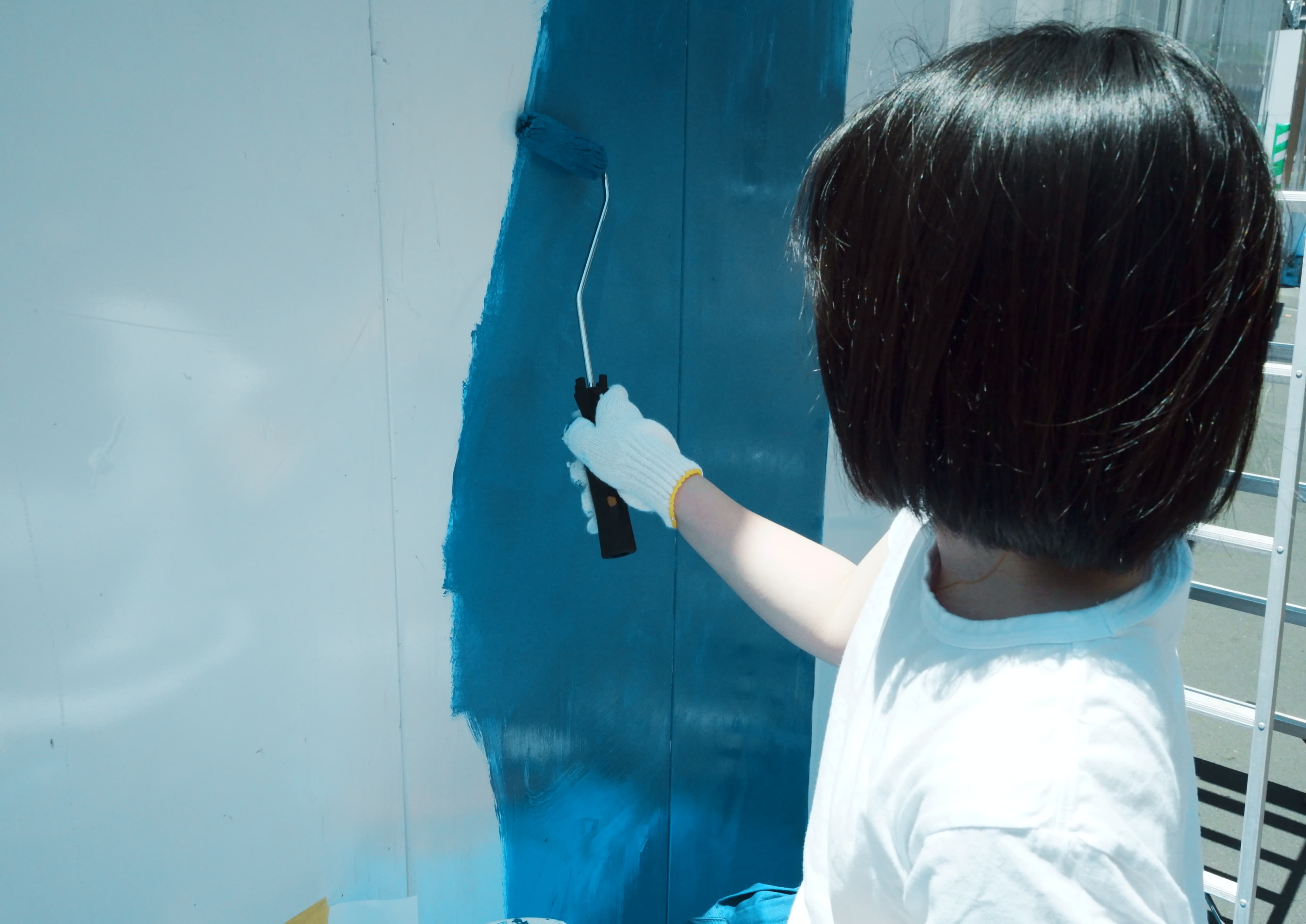 8OPENS - 八重洲さくら通り仮囲いアートプロジェクト 制作風景