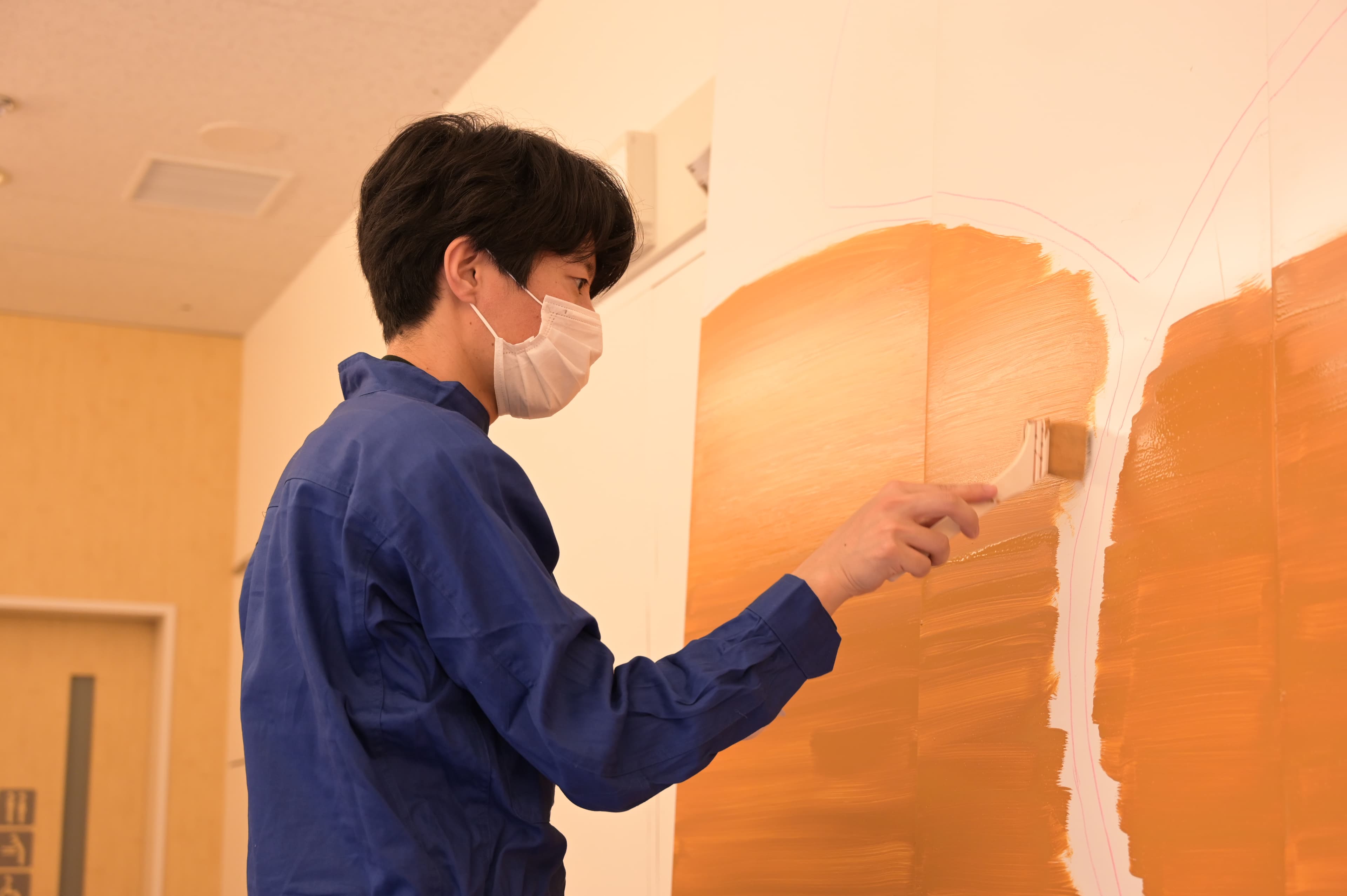 8OPENS - 八重洲さくら通り仮囲いアートプロジェクト 制作風景